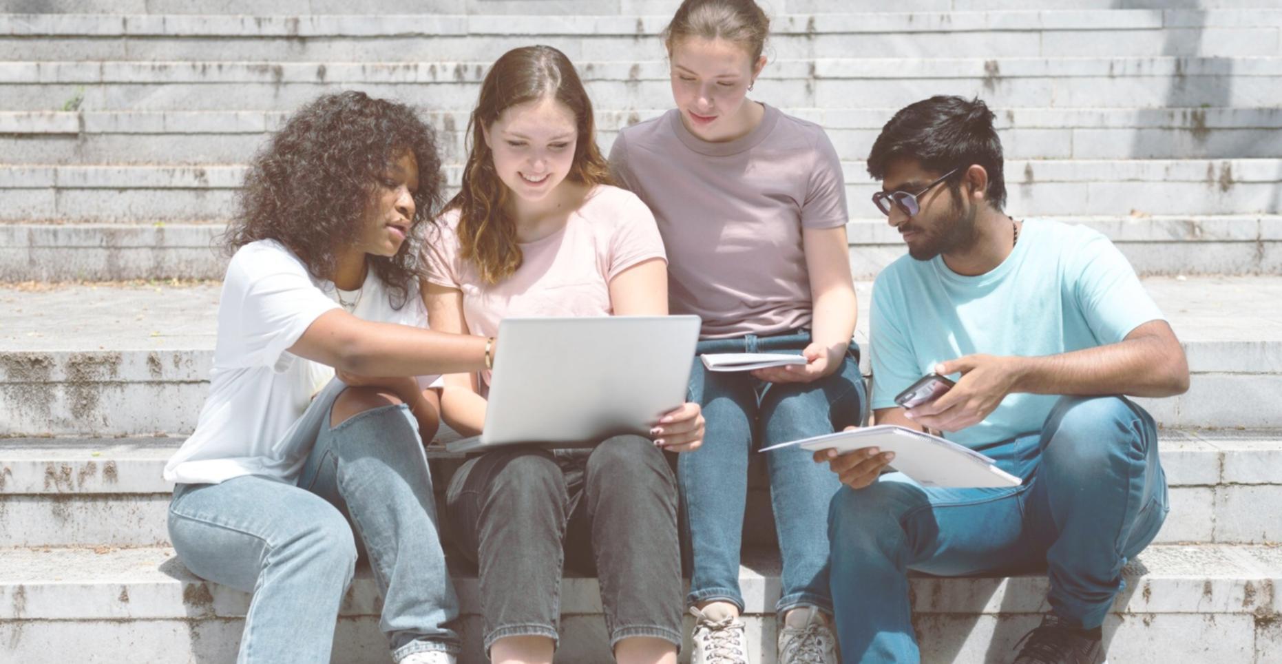 Financial analysts reviewing market data and business reports in a modern office setting